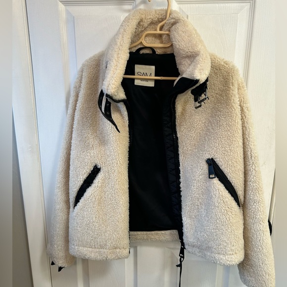 SAM. Denver Sherpa Jacket in Almond NWT - Picture 3 of 5